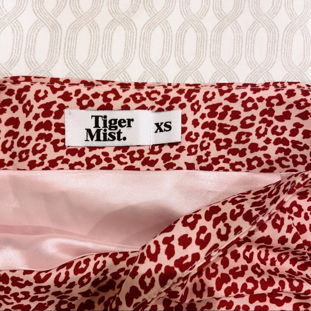 PINK LEOPARD PRINT SKIRT SET - Picture 7 of 8